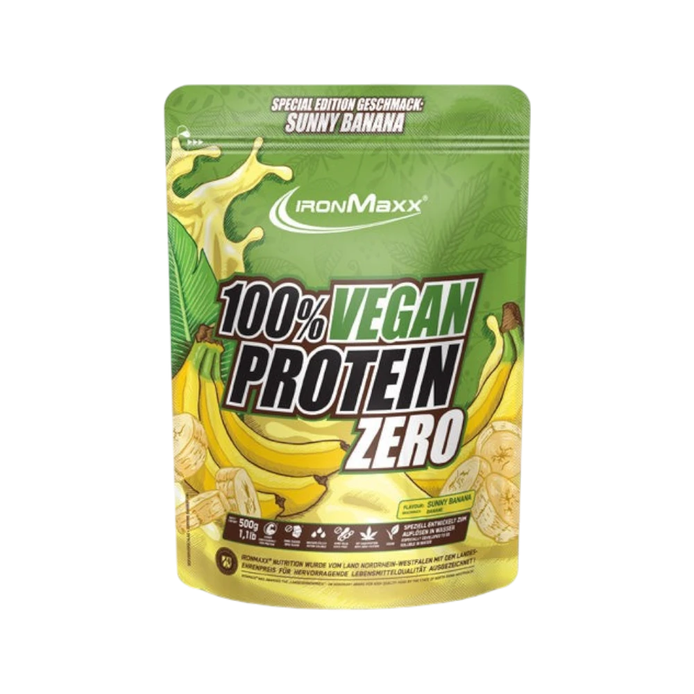 100% VEGAN PROTEIN ZERO - BODYMANIA IRONMAXX Banana