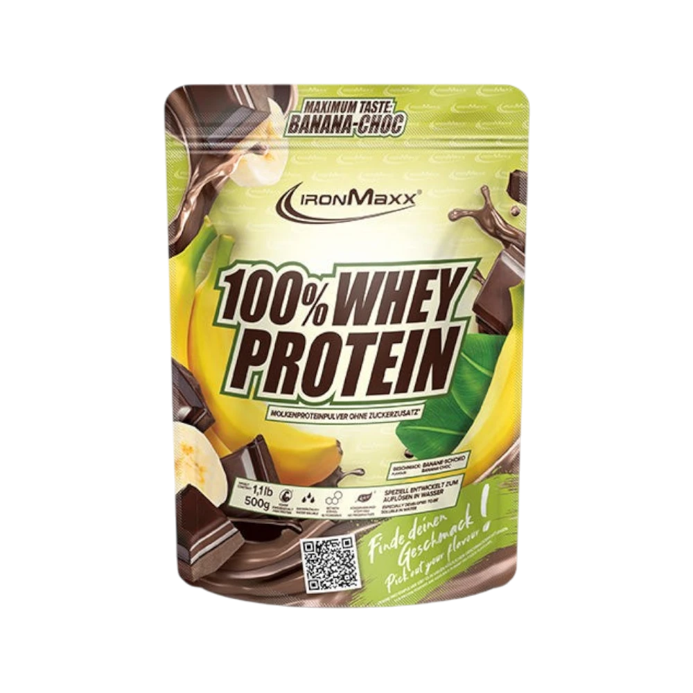100% WHEY PROTEIN IRONMAXX - BODYMANIA IRONMAXX 900 g / Banana