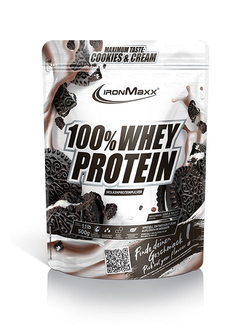 100% WHEY PROTEIN IRONMAXX - BODYMANIA IRONMAXX 900 g / Banana
