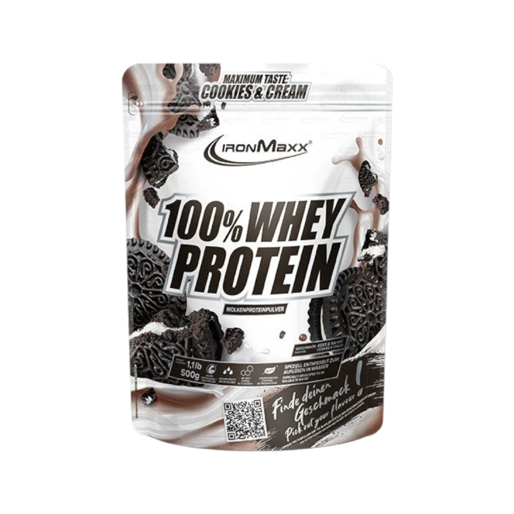 100% WHEY PROTEIN IRONMAXX - BODYMANIA IRONMAXX 900 g / Banana