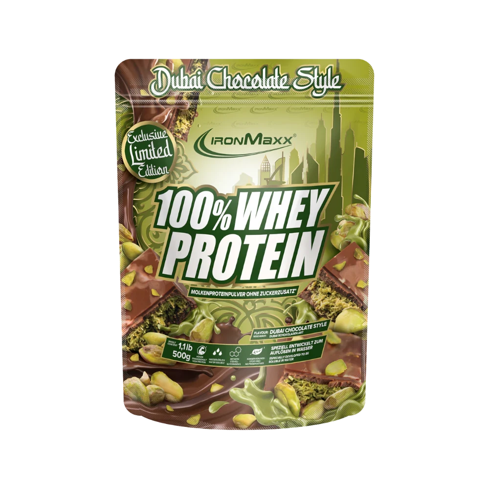100% WHEY PROTEIN IRONMAXX - BODYMANIA IRONMAXX 500 g / Chocolate Dubai