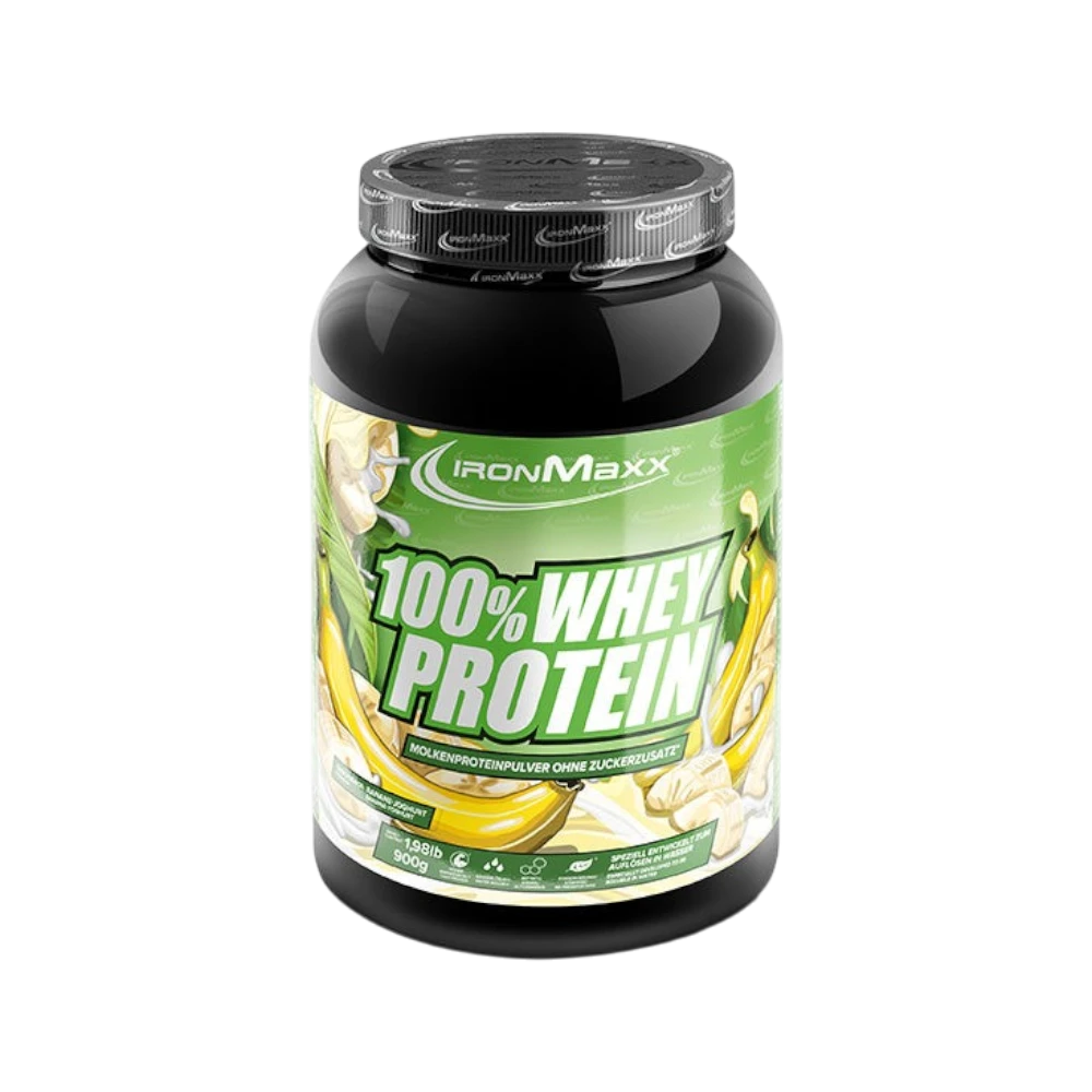100% WHEY PROTEIN IRONMAXX - BODYMANIA IRONMAXX 900 g / Banana