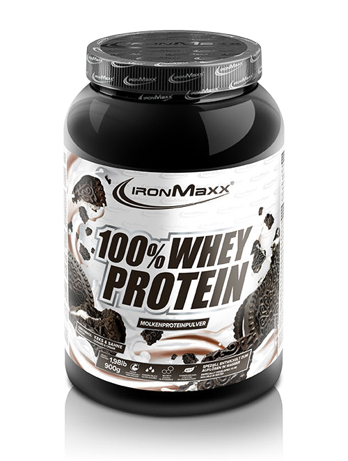 100% WHEY PROTEIN IRONMAXX - BODYMANIA IRONMAXX 900 g / Cookies