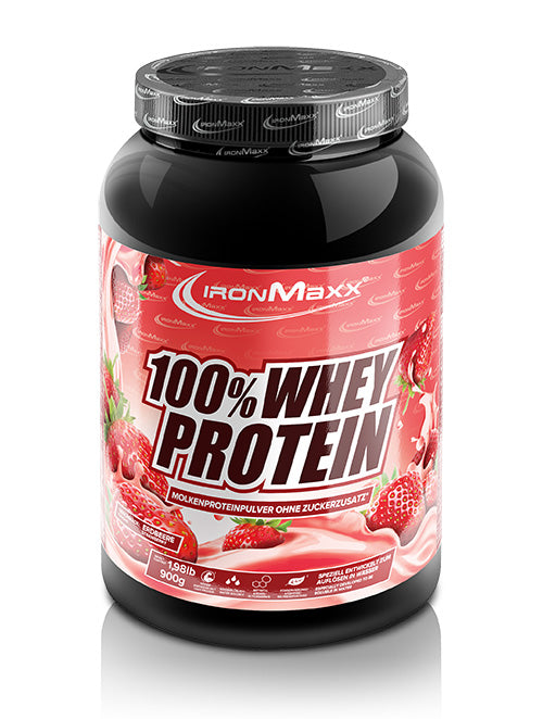 100% WHEY PROTEIN IRONMAXX - BODYMANIA IRONMAXX 900 g / Frambuesa