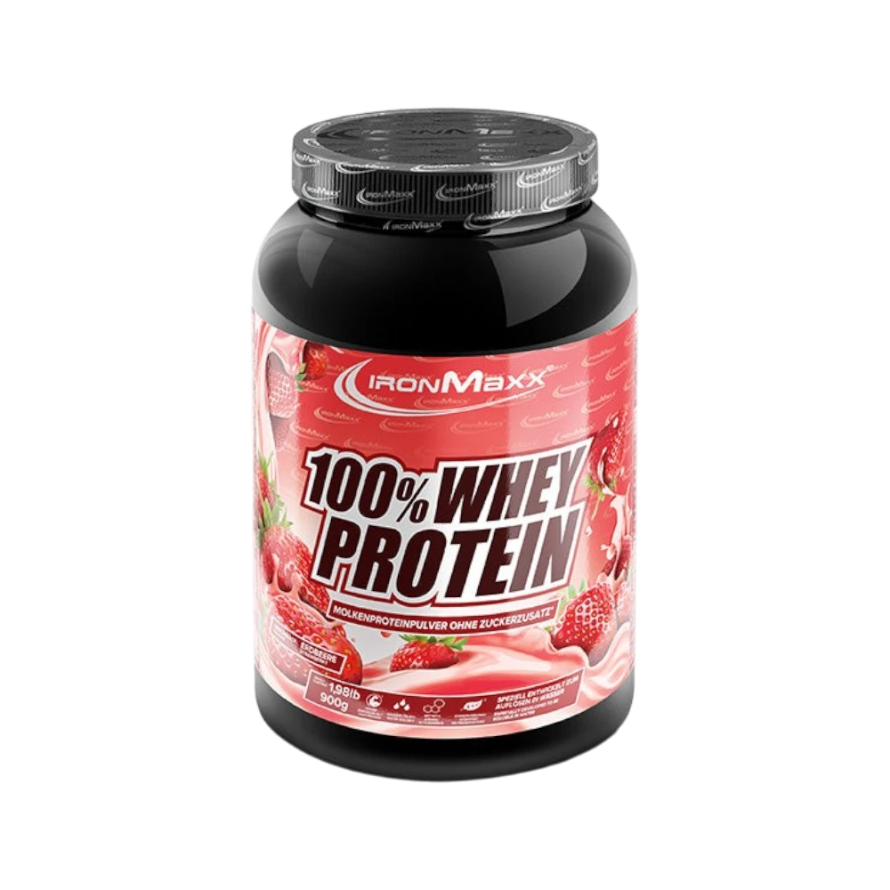 100% WHEY PROTEIN IRONMAXX - BODYMANIA IRONMAXX 900 g / Frambuesa
