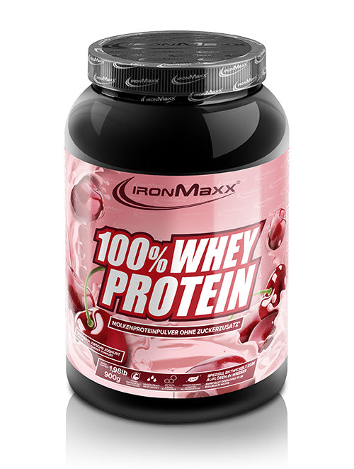 100% WHEY PROTEIN IRONMAXX - BODYMANIA IRONMAXX 900 g / Yogur de Cereza