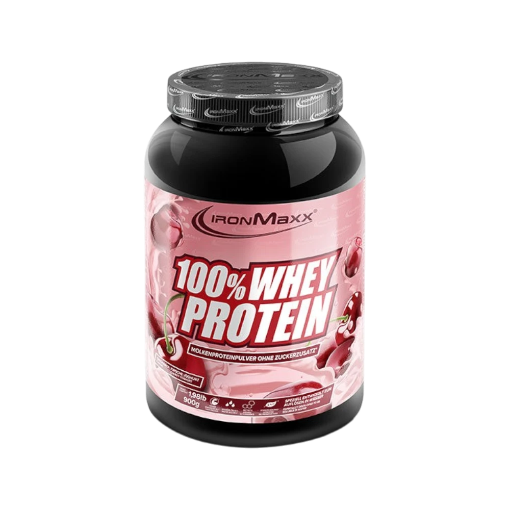 100% WHEY PROTEIN IRONMAXX - BODYMANIA IRONMAXX 900 g / Yogur de Cereza