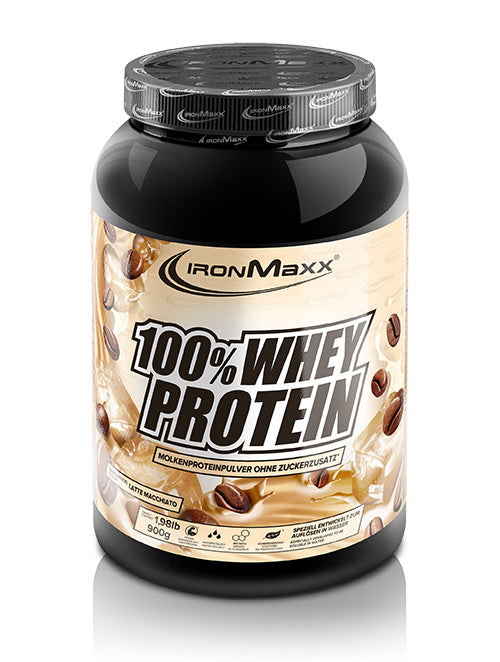 100% WHEY PROTEIN IRONMAXX - BODYMANIA IRONMAXX 900 g / Latte Machiato