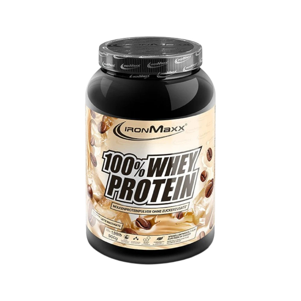 100% WHEY PROTEIN IRONMAXX - BODYMANIA IRONMAXX 900 g / Latte Machiato