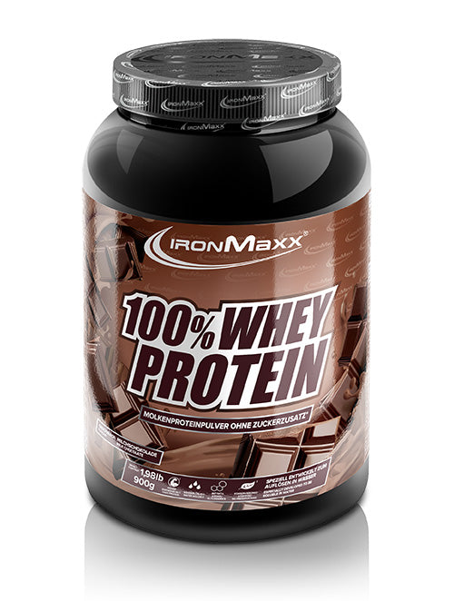 100% WHEY PROTEIN IRONMAXX - BODYMANIA IRONMAXX 900 g / Doble Chocolate