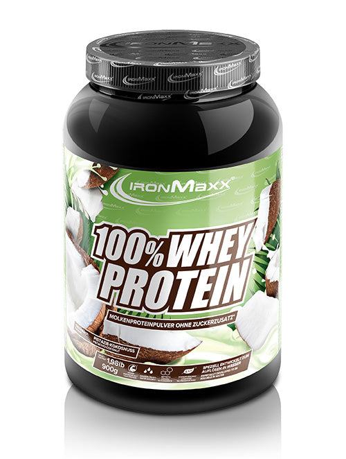 100% WHEY PROTEIN IRONMAXX - BODYMANIA IRONMAXX 900 g / Pistacho Coco