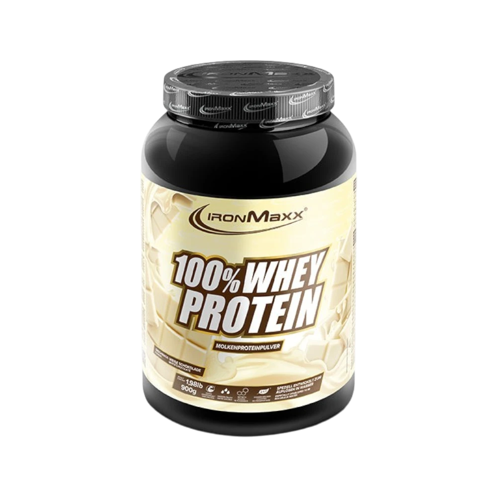 100% WHEY PROTEIN IRONMAXX - BODYMANIA IRONMAXX 900 g / Chocolate Blanco