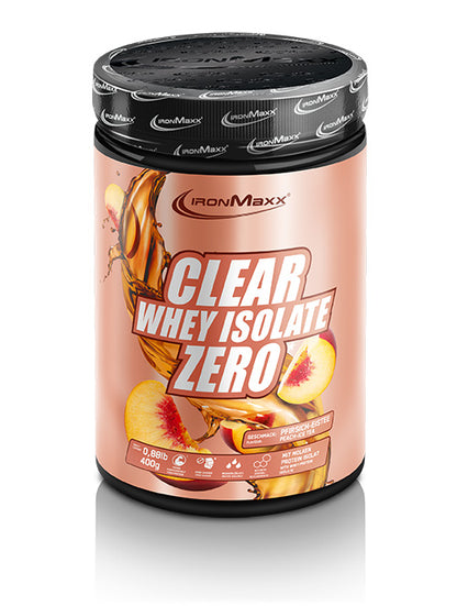 CLEAR WHEY ISOLATE ZERO 400G - BODYMANIA IRONMAXX Melocotón