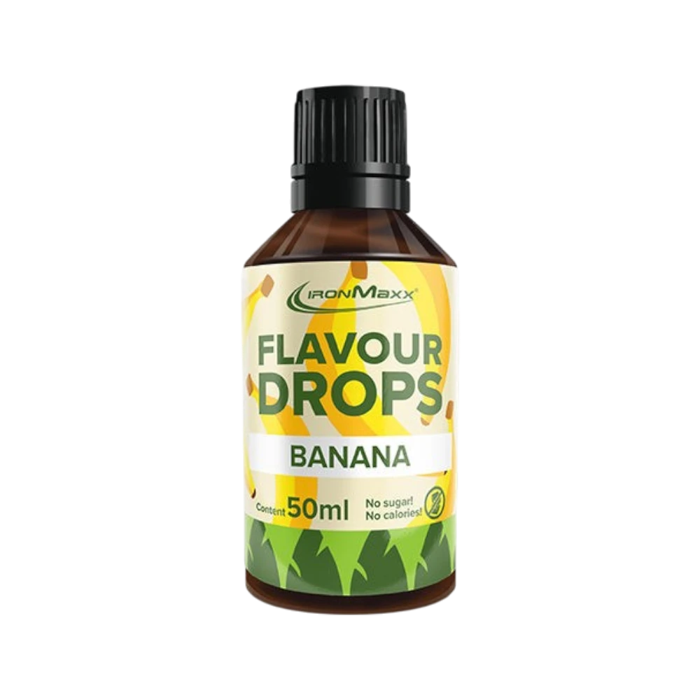 FLAVOR DROPS 50ML - BODYMANIA IRONMAXX Banana