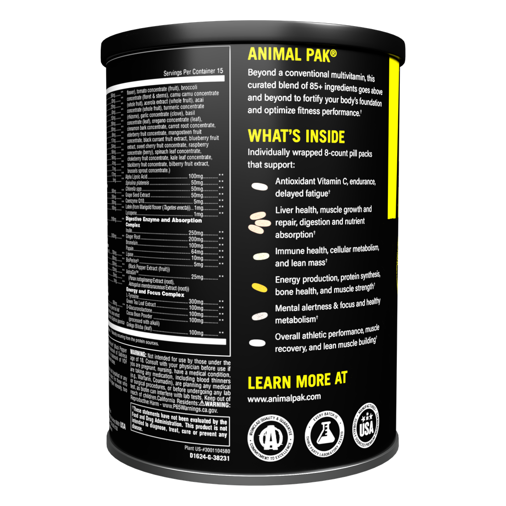 ANIMAL PAK (30 PACKS) - BODYMANIA