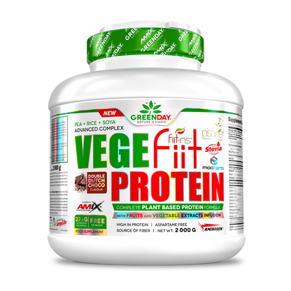 VEGEFIIT PROTEIN - BODYMANIA AMIX GREENDAY 2000 g / Chocolate Negro