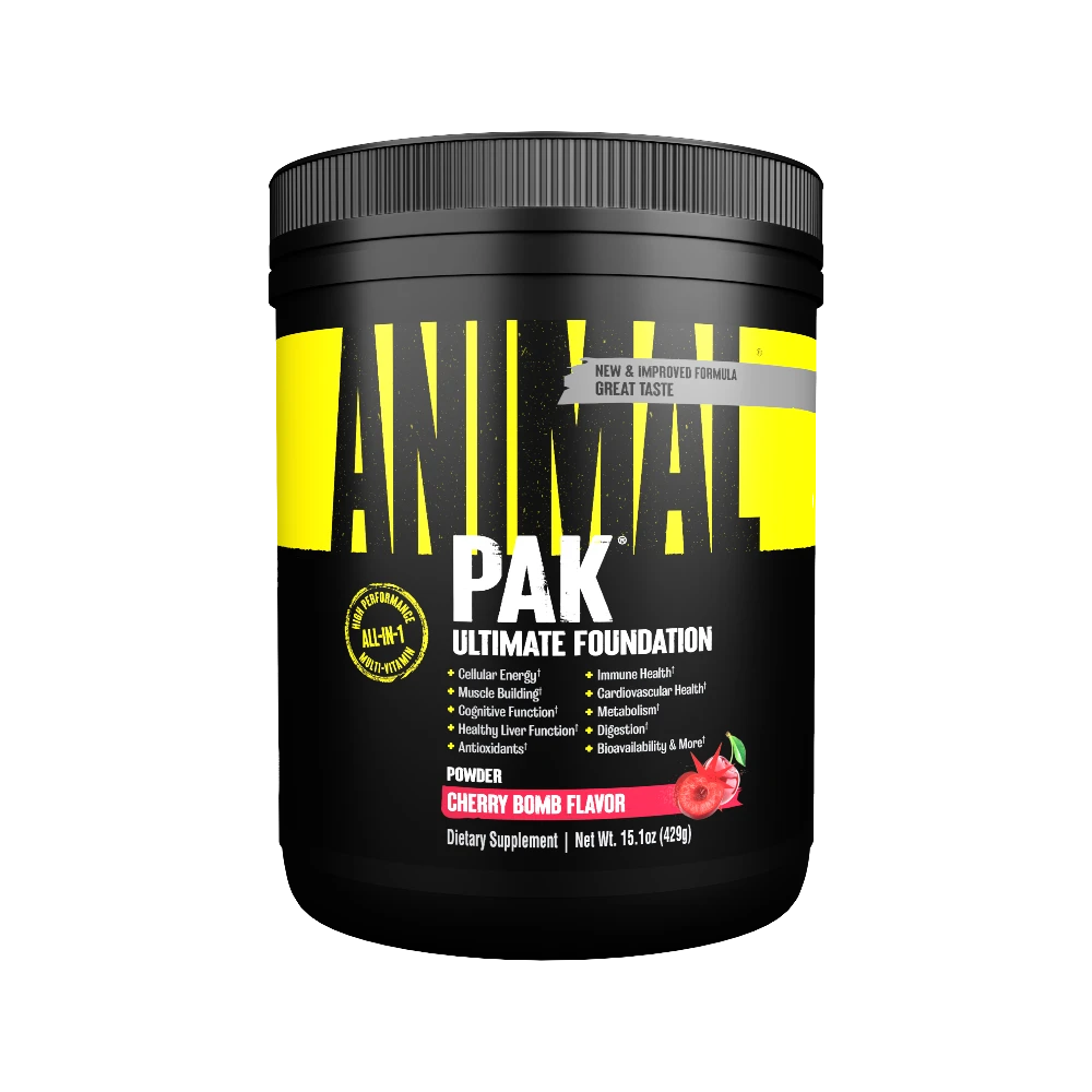 ANIMAL PAK EN POLVO 350G - BODYMANIA UNIVERSAL Cereza