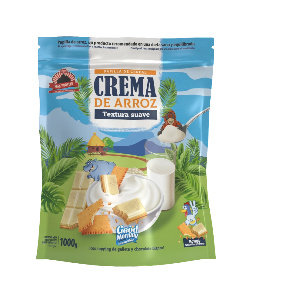 CREMA DE ARROZ 1000G - BODYMANIA MAX PROTEIN Chocolate blanco con galleta