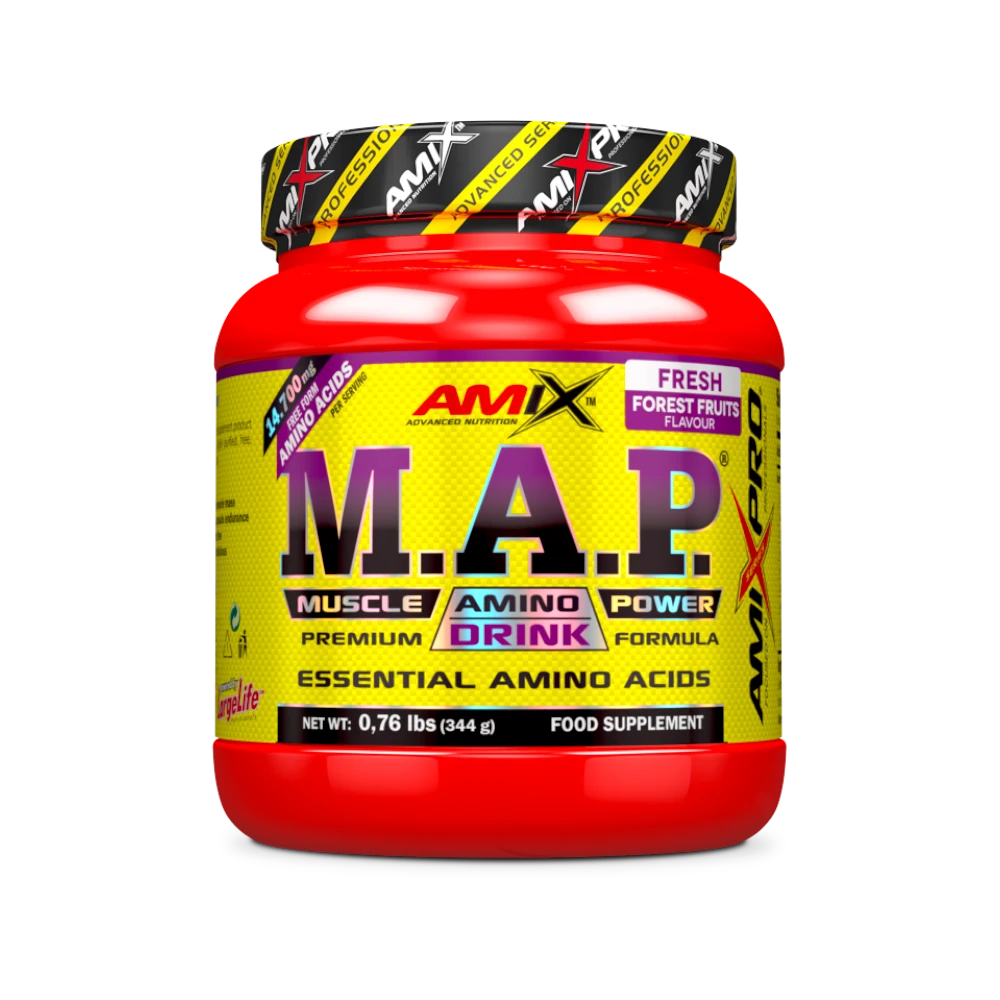 MAP MUSCLE AMINO DRINK 344G - BODYMANIA AMIX PRO Frutas del Bosque