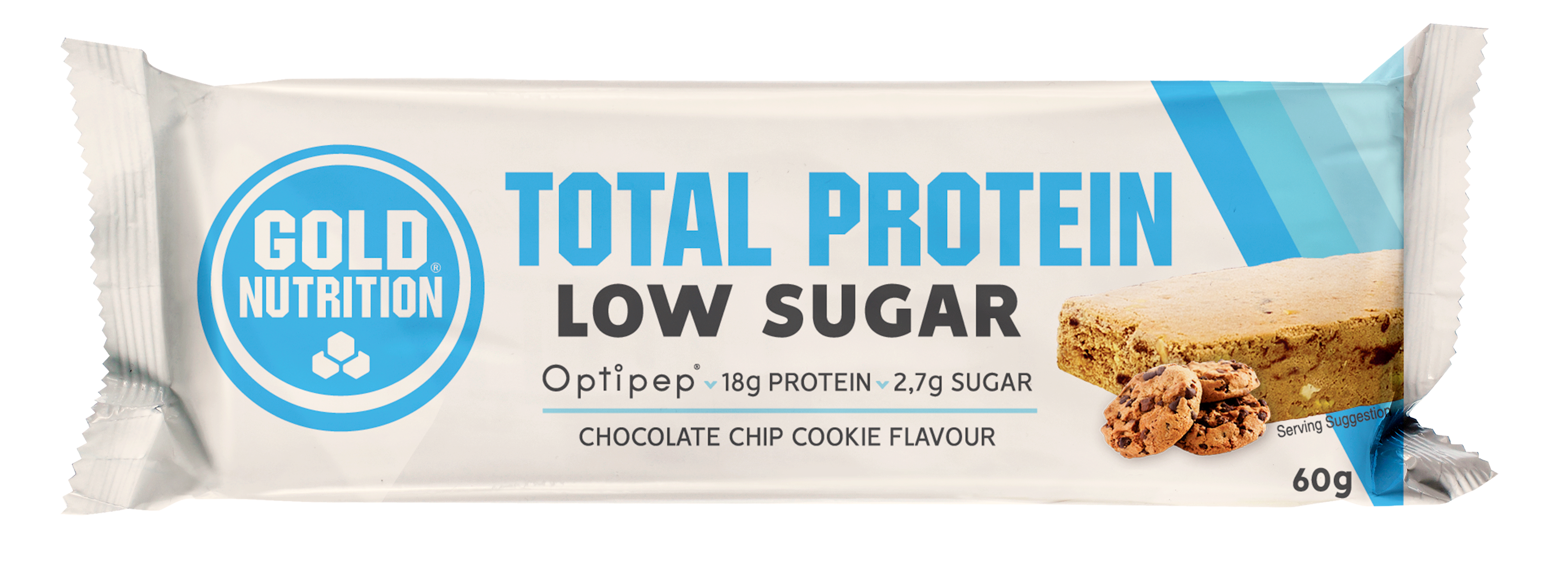 TOTAL PROTEIN LOW SUGAR 60G - BODYMANIA GOLD NUTRITION Chocolate Cookies