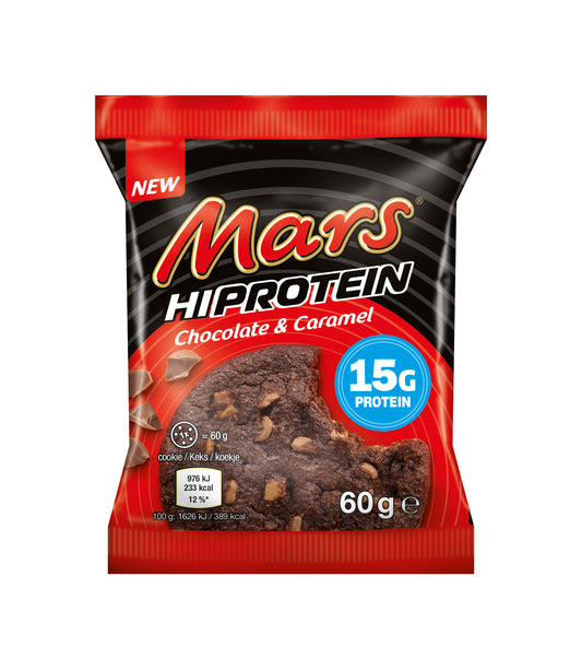 MARS HIPROTEIN COOKIE 60G - BODYMANIA MARS PROTEIN Chocolate con Caramelo