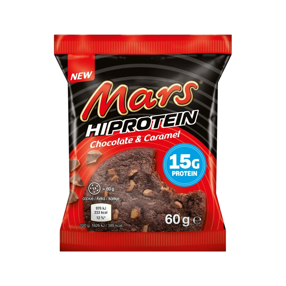 MARS HIPROTEIN COOKIE 60G - BODYMANIA MARS PROTEIN Chocolate con Caramelo