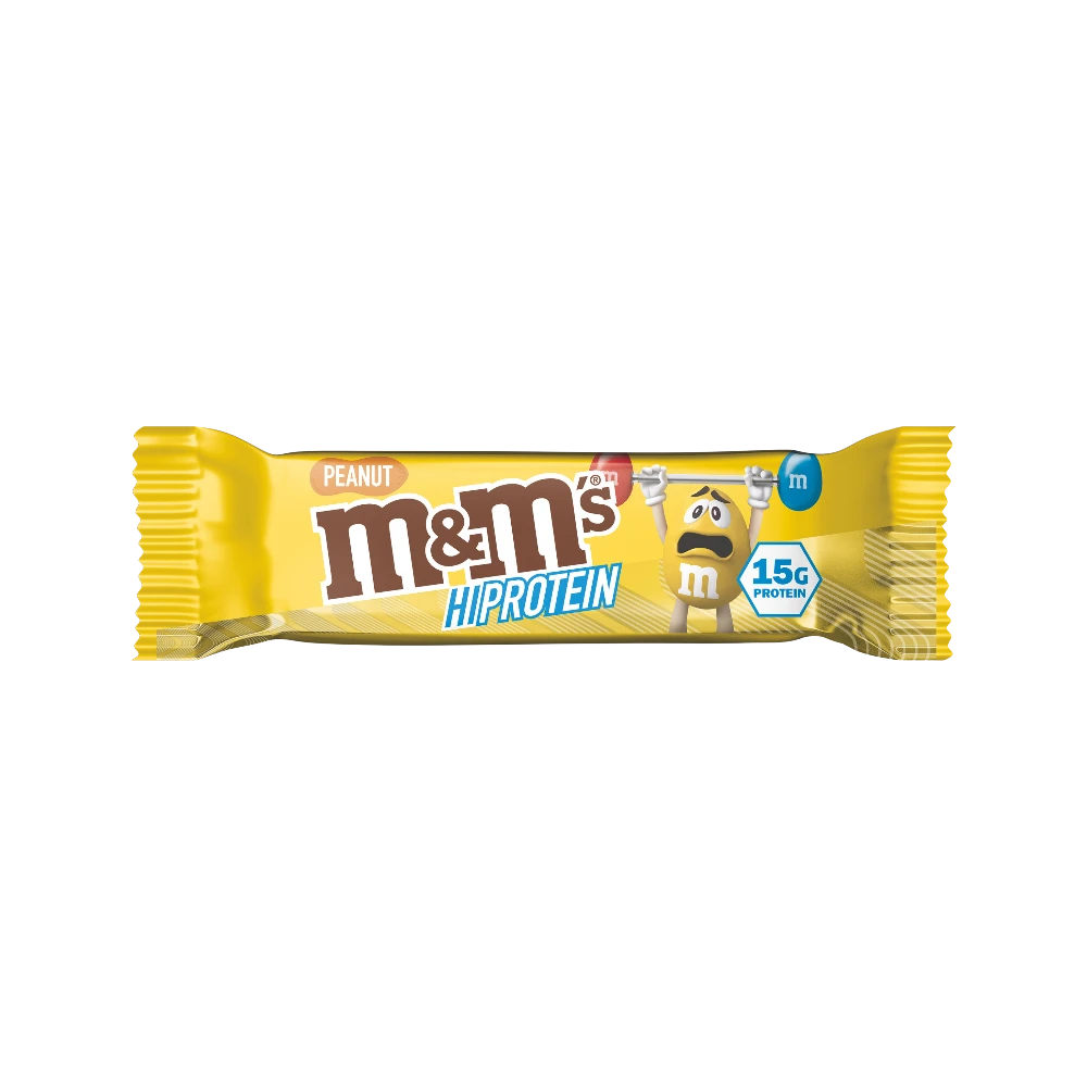 M&M HI PROTEIN BAR 51G - BODYMANIA MARS PROTEIN Cacahuete