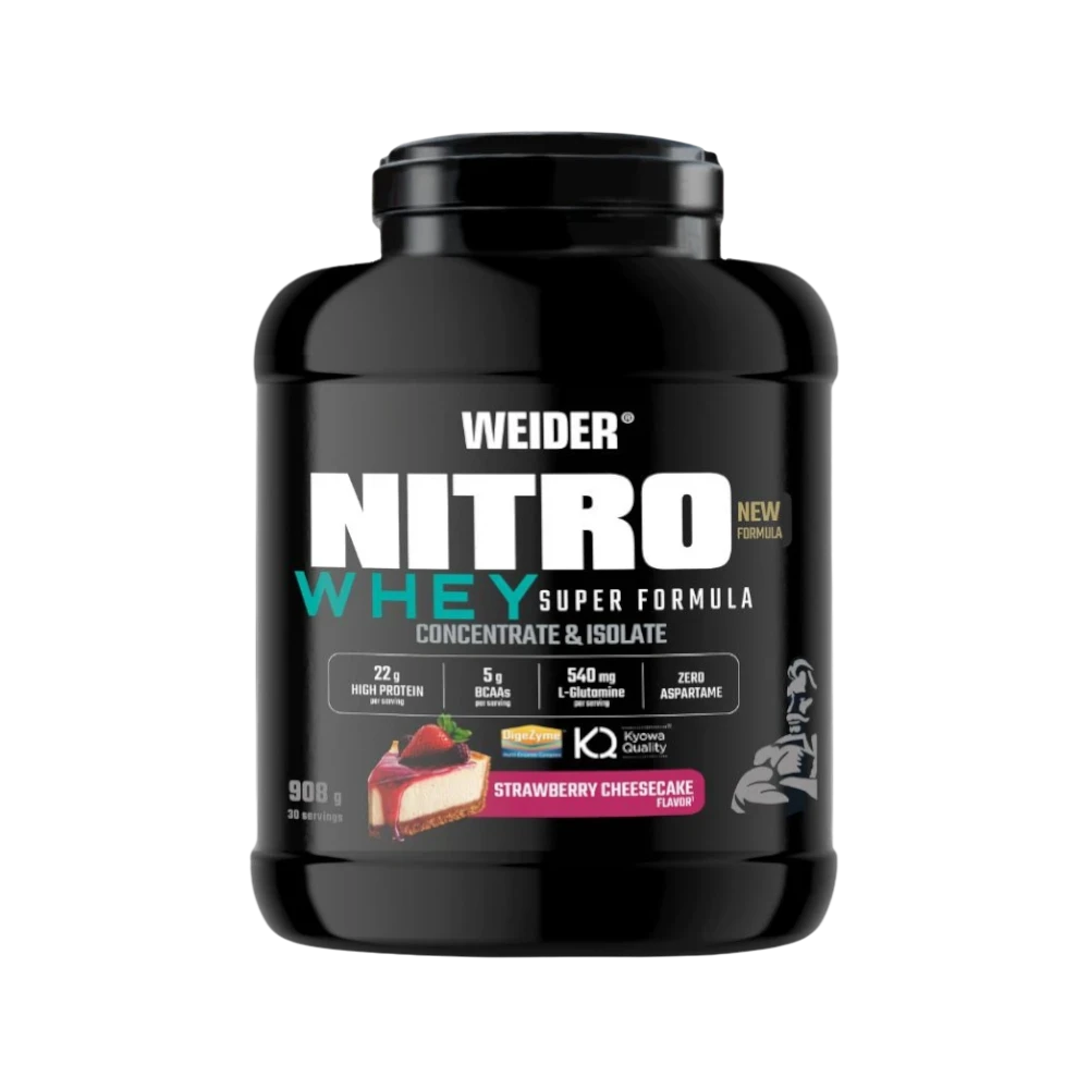 NITRO WHEY 908G + SHAKER GRATIS - BODYMANIA WEIDER Chocolate Cookies