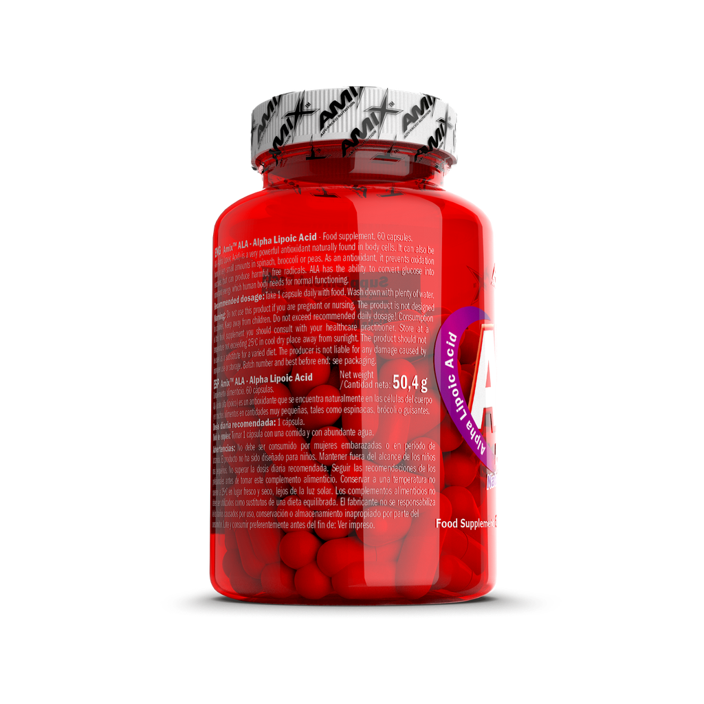 ALA - ALPHA LIPOIC ACID 60CAPS - BODYMANIA AMIX Default Title