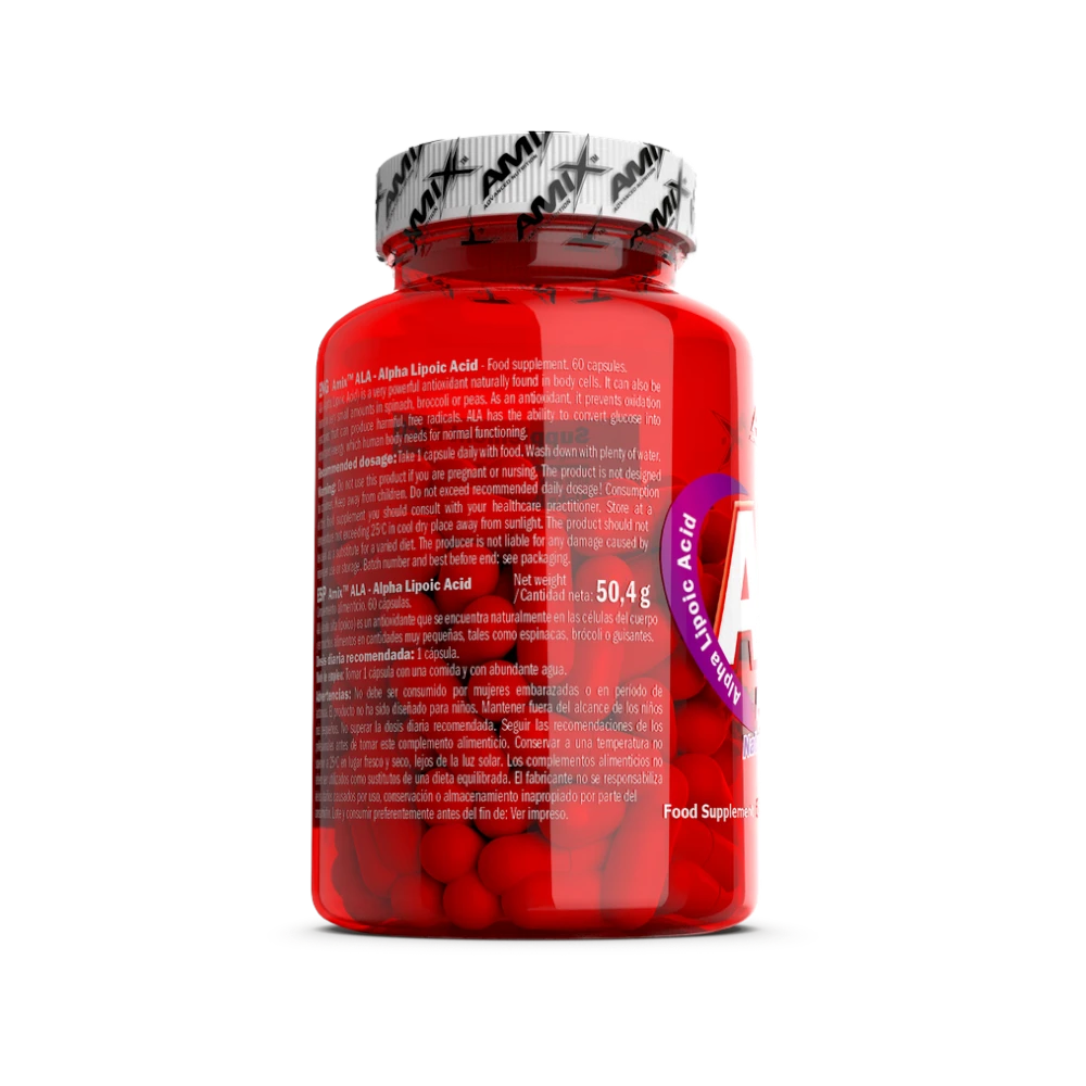 ALA - ALPHA LIPOIC ACID 60CAPS - BODYMANIA AMIX Default Title