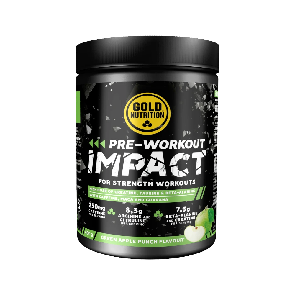 PRE-WORKOUT IMPACT 400GR - BODYMANIA GOLD NUTRITION Manzana
