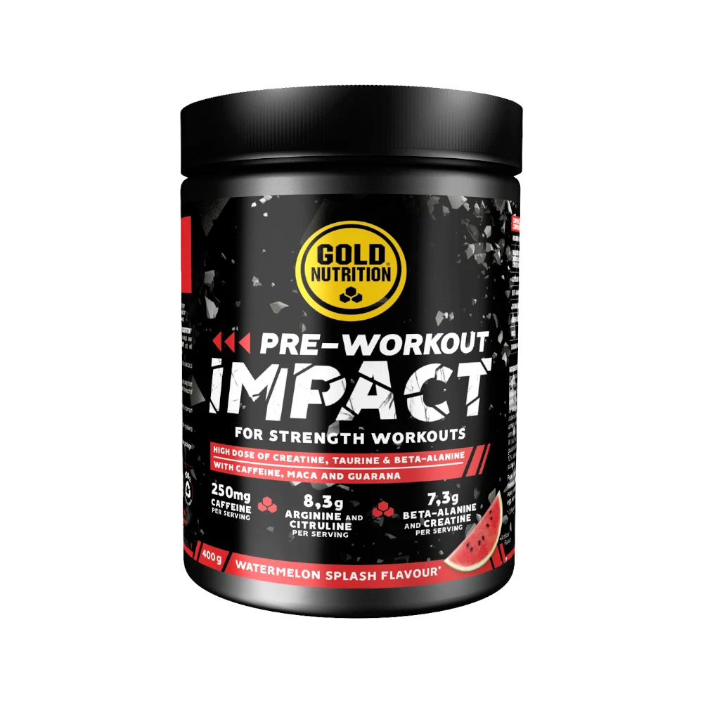 PRE-WORKOUT IMPACT 400GR - BODYMANIA GOLD NUTRITION Sandia