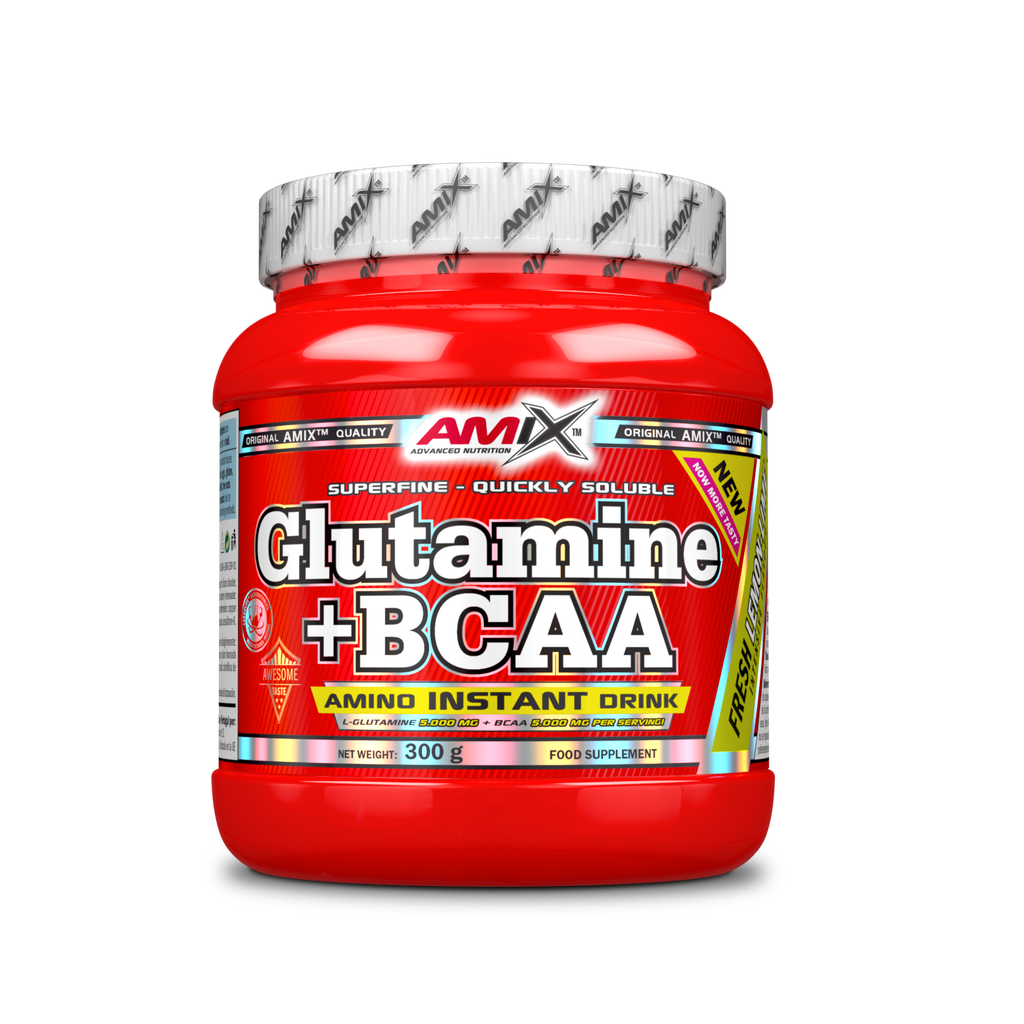GLUTAMINE + BCAA - BODYMANIA AMIX 300 g / Limón