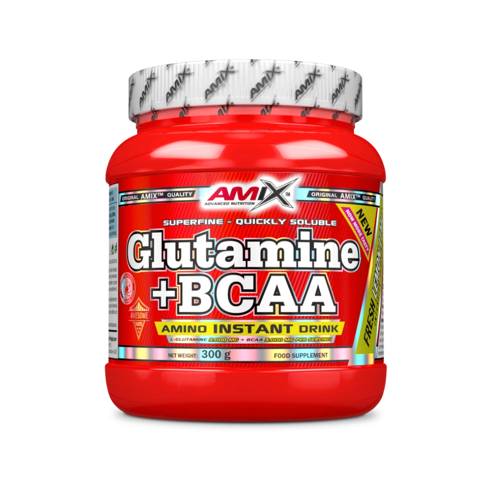 GLUTAMINE + BCAA - BODYMANIA AMIX 300 g / Limón