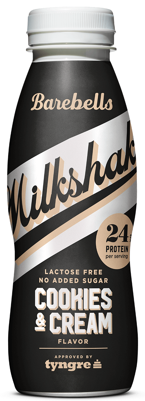 BAREBELLS MILKSHAKE 330ML - BODYMANIA BAREBELLS Cookies Cream