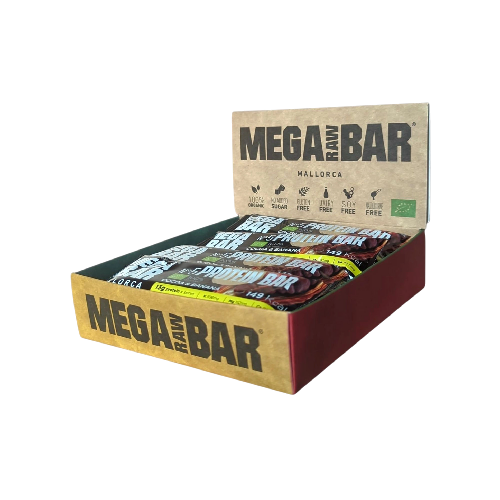 ENERGY BAR Proteica con Banana y Cacao - BODYMANIA MEGARAWBAR Default Title