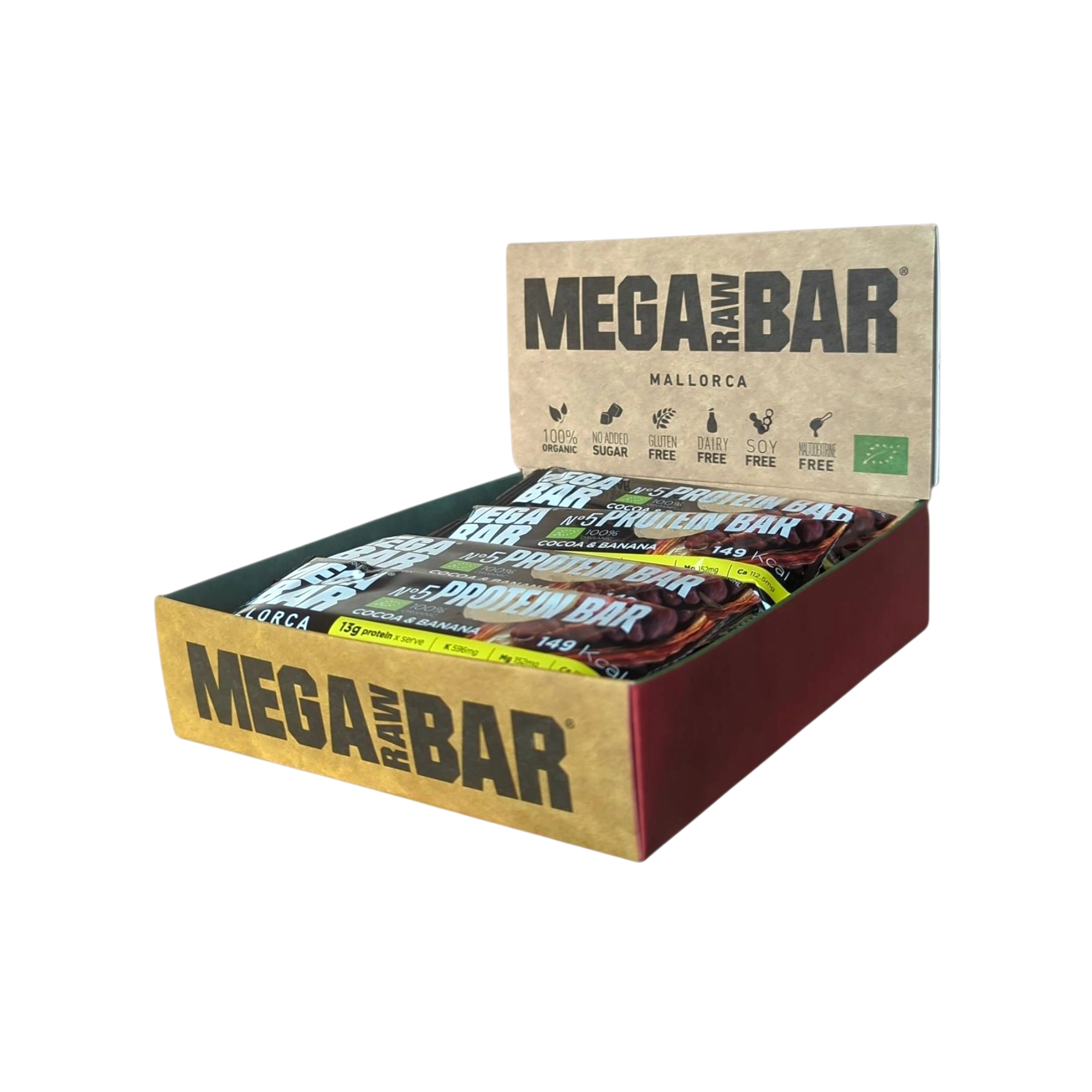 ENERGY BAR Proteica con Banana y Cacao - BODYMANIA MEGARAWBAR Default Title