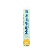 Solutions Multivitamin Effervescent Tabs Applied Nutrition naranja tubo de 20 pastillas