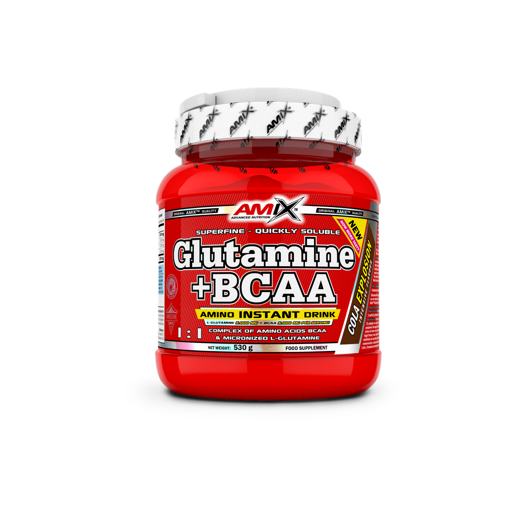 GLUTAMINE + BCAA - BODYMANIA AMIX 530 g / Cola