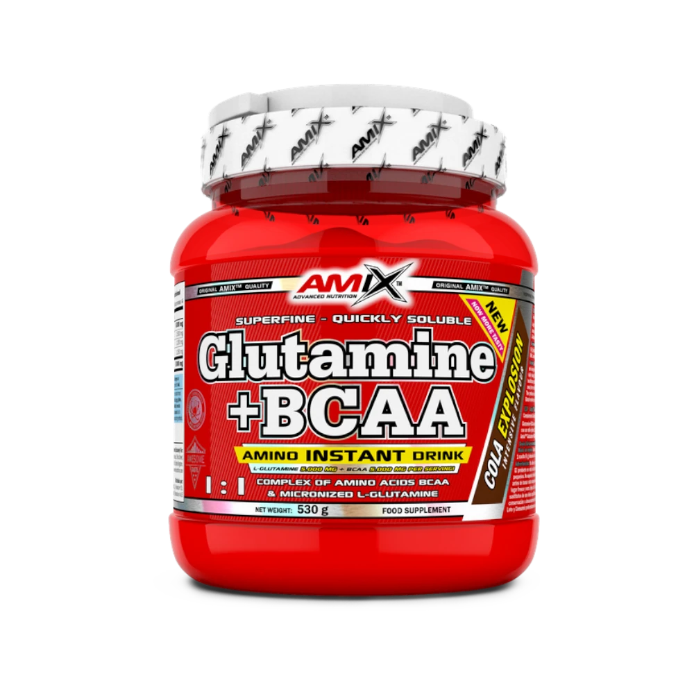 GLUTAMINE + BCAA - BODYMANIA AMIX 530 g / Cola