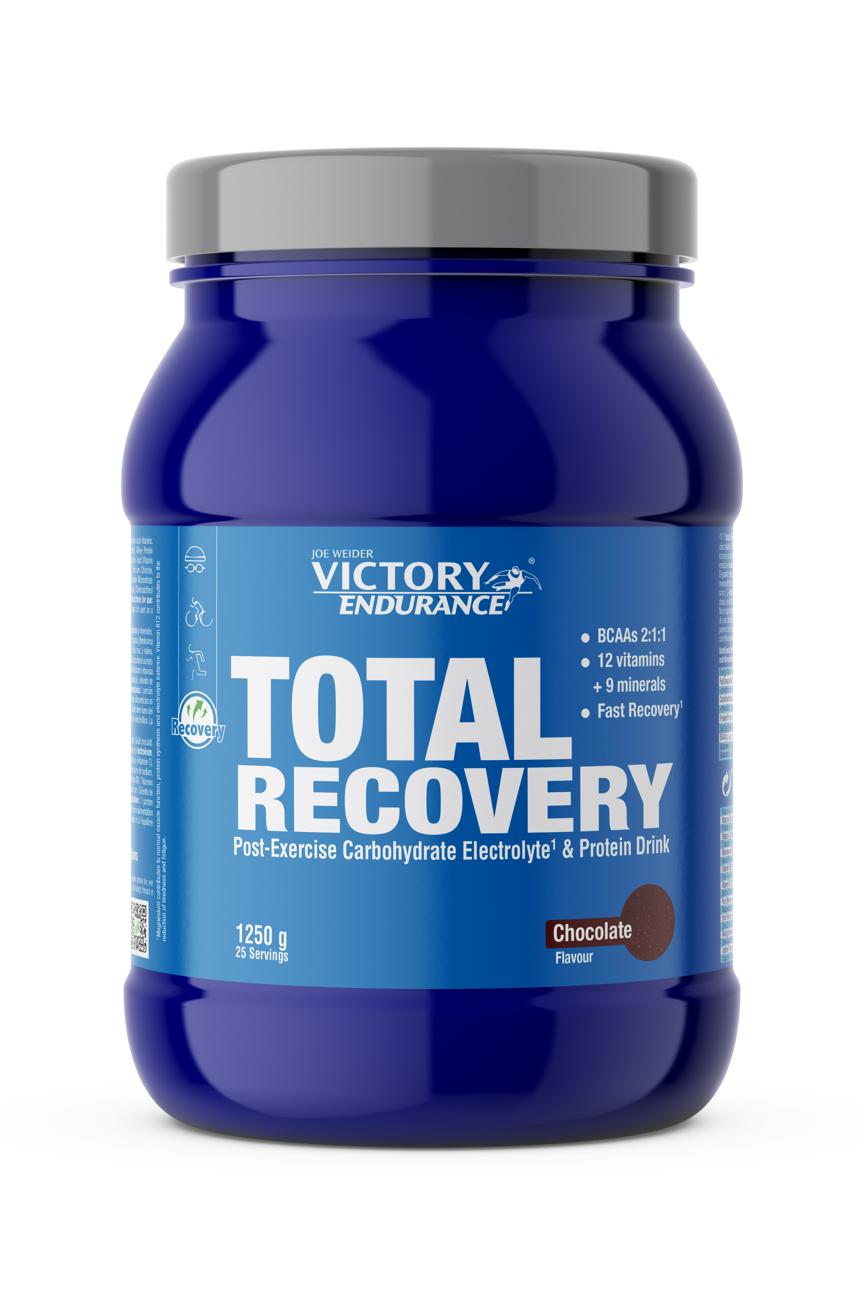 TOTAL RECOVERY + SHAKER GRATIS - BODYMANIA VICTORY ENDURANCE 1250 g / Chocolate