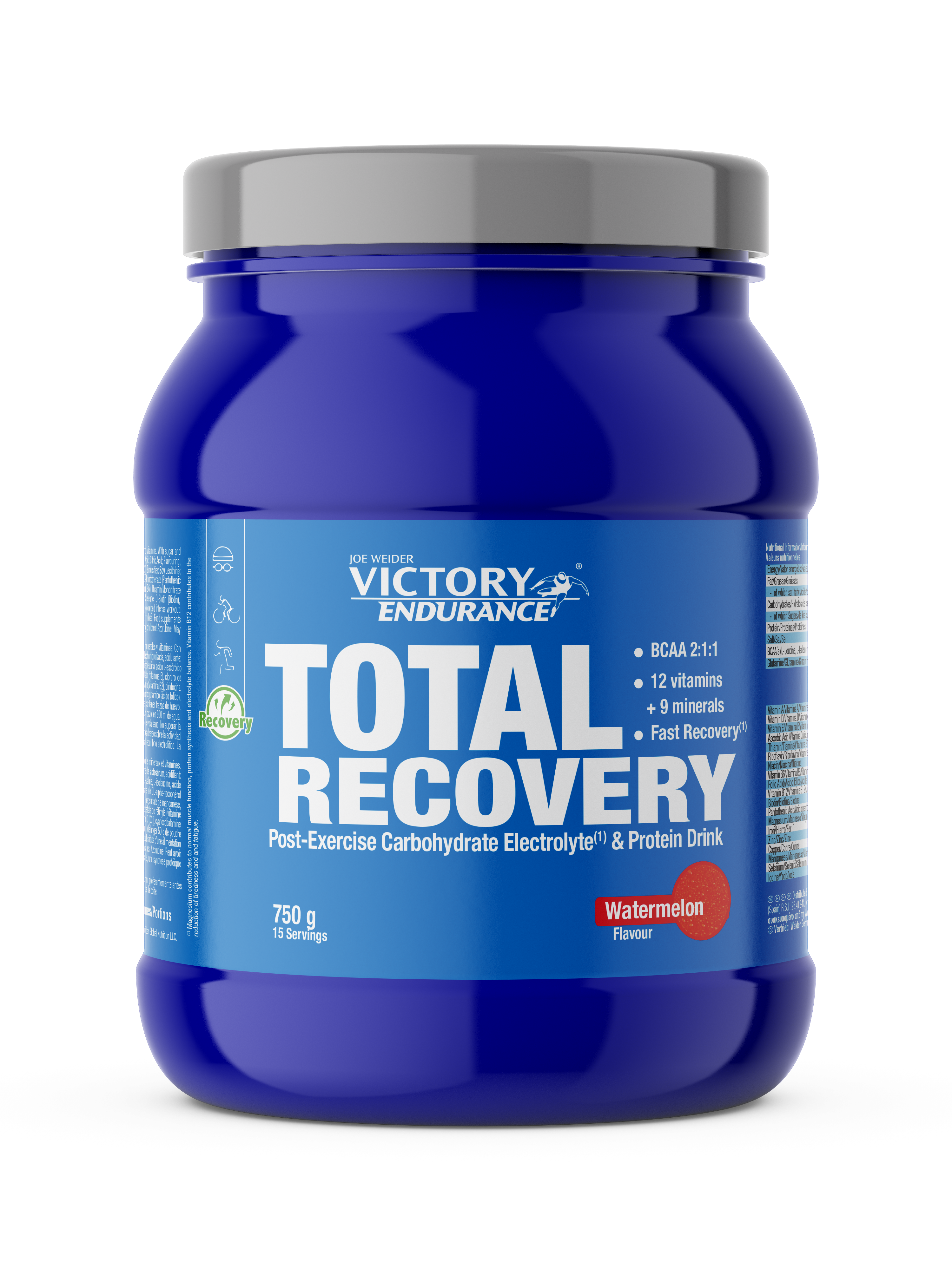 TOTAL RECOVERY + SHAKER GRATIS - BODYMANIA VICTORY ENDURANCE 750 g / Sandia