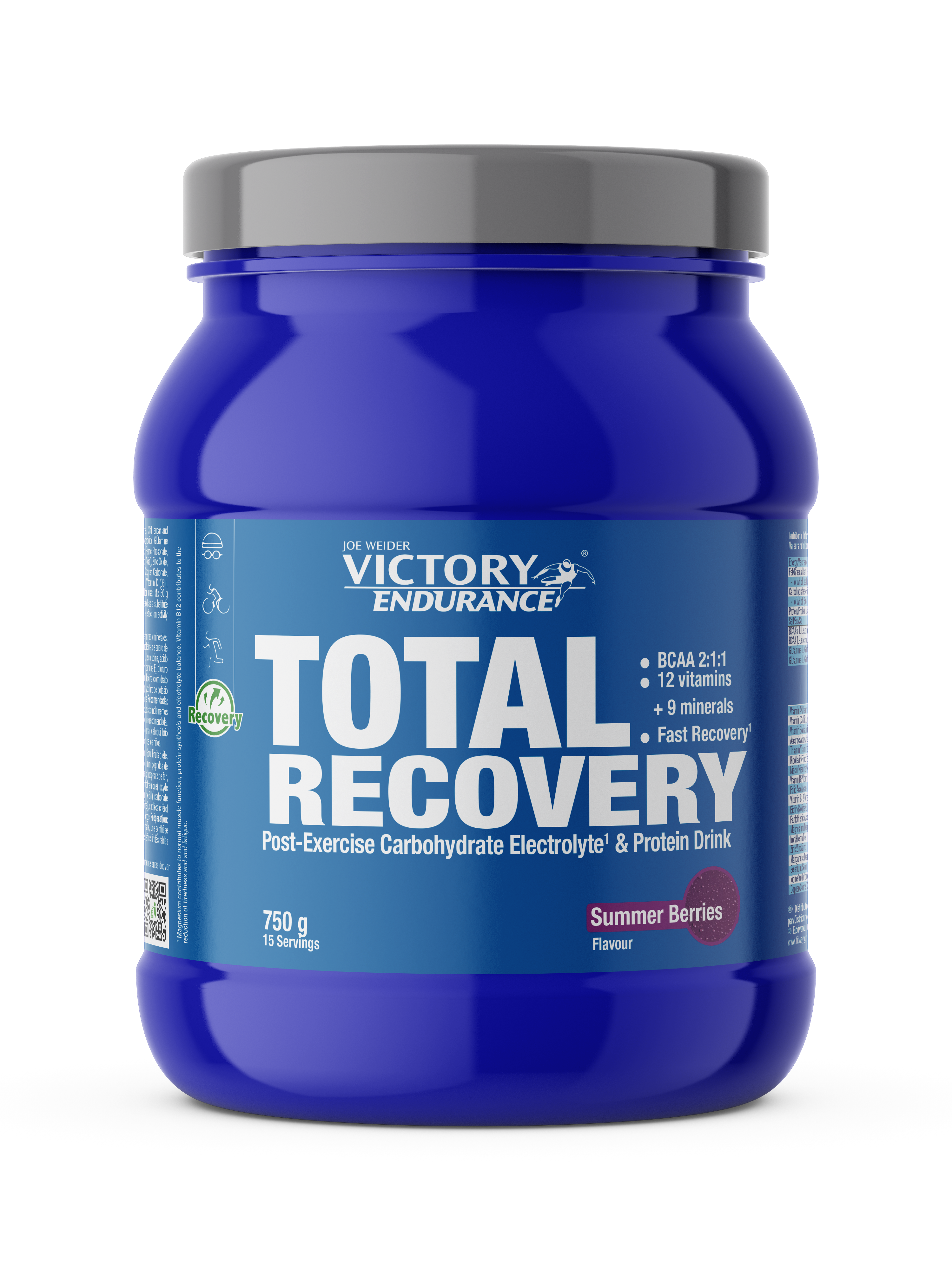 TOTAL RECOVERY + SHAKER GRATIS - BODYMANIA VICTORY ENDURANCE 750 g / Frutas del Bosque