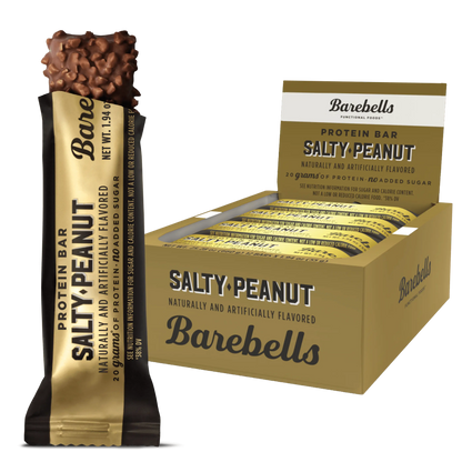 BAREBELLS PROTEIN BAR 12 UD - BODYMANIA NOCCO Y BAREBELLS Cacahuete Salado