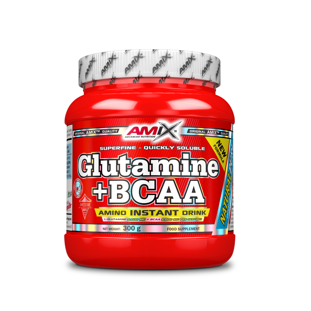 GLUTAMINE + BCAA - BODYMANIA AMIX 300 g / Neutro
