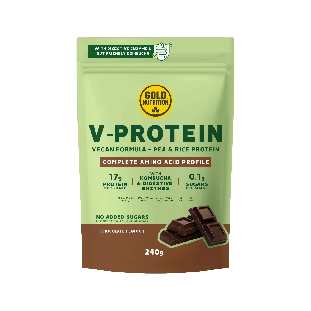 V-PROTEIN 240G + SHAKER GRATIS - BODYMANIA GOLD NUTRITION Chocolate