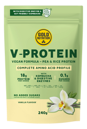 V-PROTEIN 240G + SHAKER GRATIS - BODYMANIA GOLD NUTRITION Vainilla