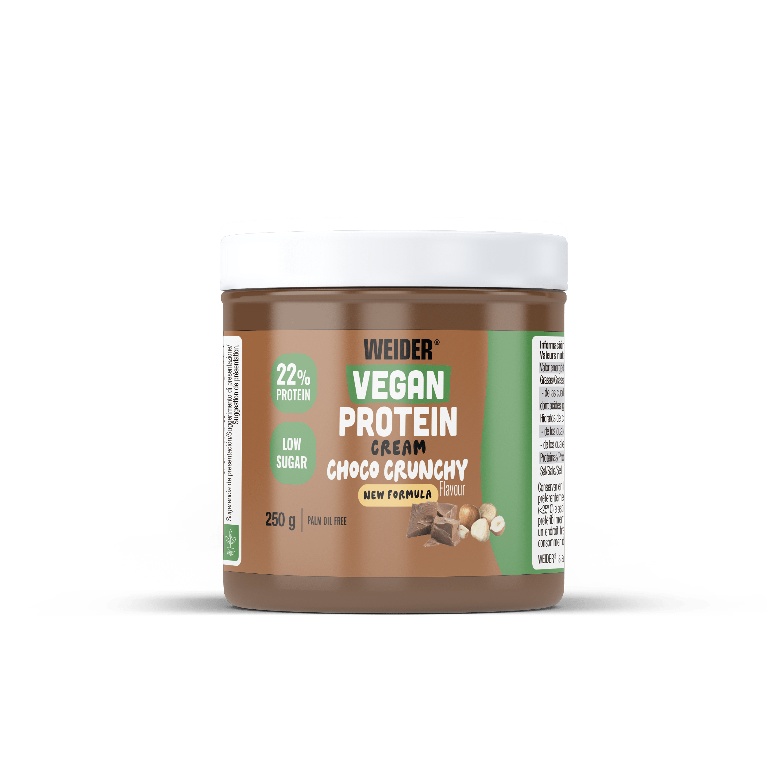 VEGAN PROTEIN CHOCO CRUNCHY 250GR - BODYMANIA WEIDER Default Title