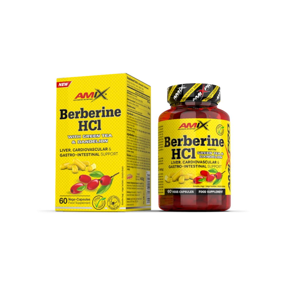BERBERINE HCI 60 CAPS - BODYMANIA AMIX PRO Default Title