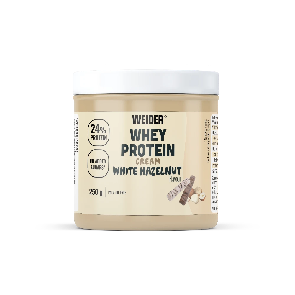 WHEY PROTEIN CREME 250G - BODYMANIA WEIDER Chocolate Blanco con Avellana